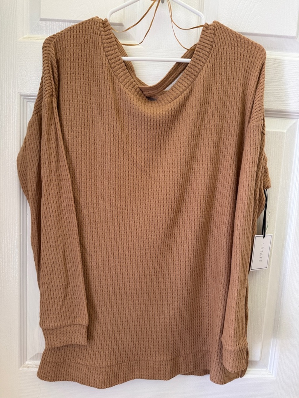 1. State Waffle-Knit Top - Wild Oak